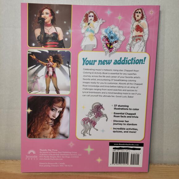 BOOK Chappell Roan Coloring & Activity Book NEW - Picture 4 of 5